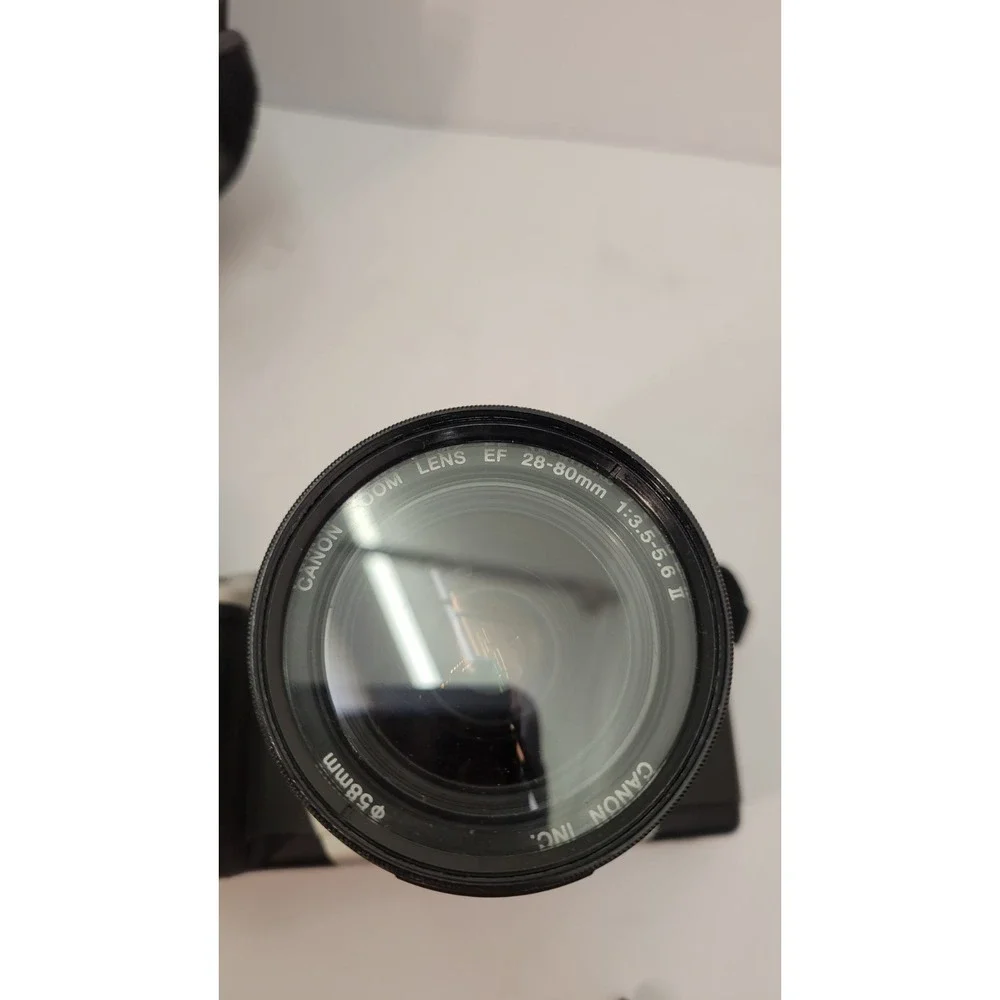 Canon EOS Rebel 2000 35mm Film SLR Camera EF 28-80mm Lens Tested Working Case